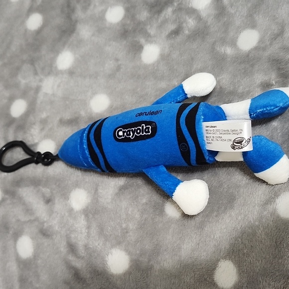 Squishmallows Blue & Purple Crayon Plush Keychain Duo And 3 Squishmallow Pens - Picture 5 of 10